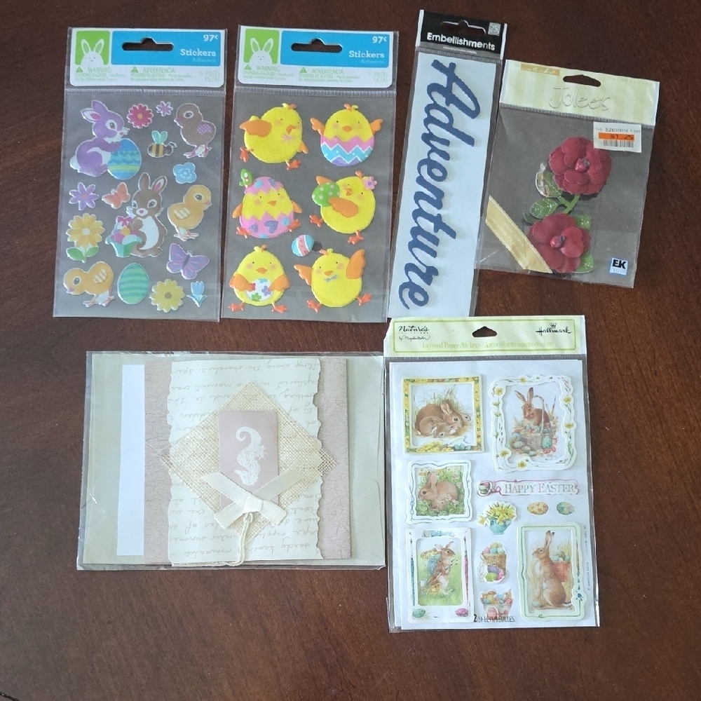 (J50) 28 Assorted Sticker Pack for Arts & Crafts/Scrapbooking Bundle - Picture 5 of 5